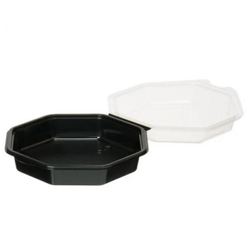 CONTENITORI PIATTIFREDDINERO+COP.TRA MS COD 127800 DUNI 640ml 270pz