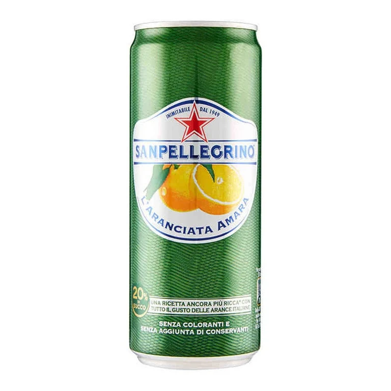 SANPELLEGRINO ARANCIATA AMARA-33CL LATTINA