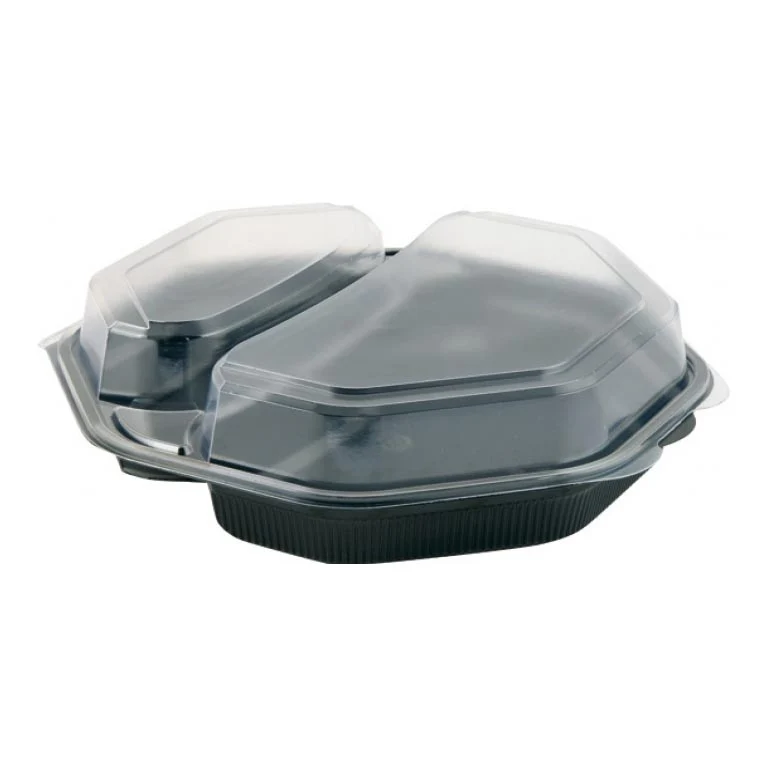 CONTENITORI PIATTICALDINERO+COP.TRASP.MS COD 149870 230X230X50 170pz