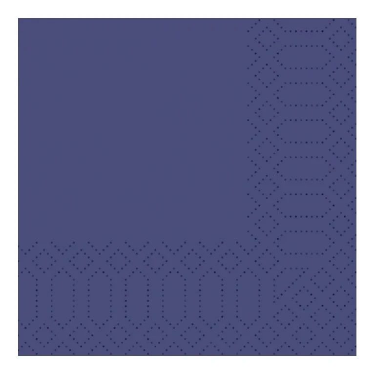 TOVAGLIOLINI 2VELO BLU SCURO 24x24 300P COD. 168384 DUNI
