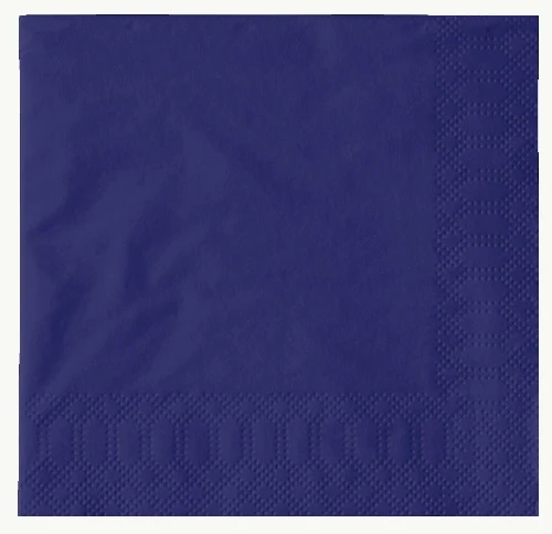 TOVAGLIOLINI 2VELO BLU SCURO 24x24 300P COD. 168384 DUNI