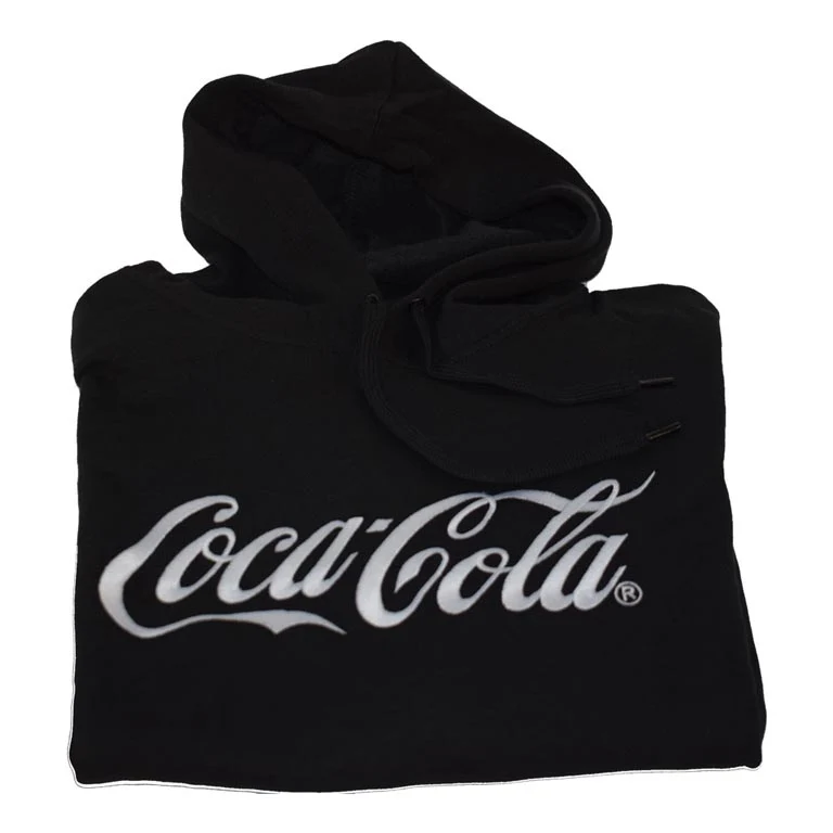 FELPA COCA-COLA CON CAPPUCCIO