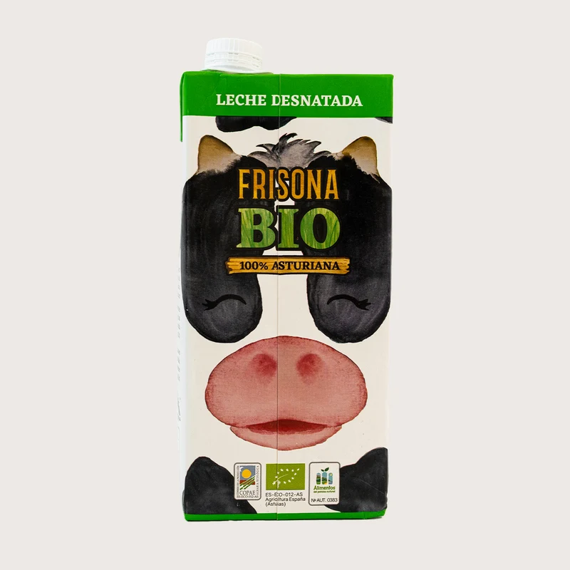 Leche desnatada ecológica - 1L