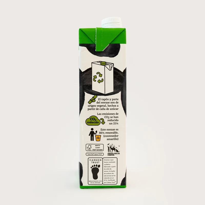 Leche desnatada ecológica - 1L