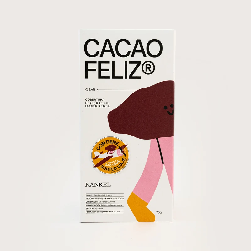 Chocolate negro 81% Sao Tomé - tableta 75g