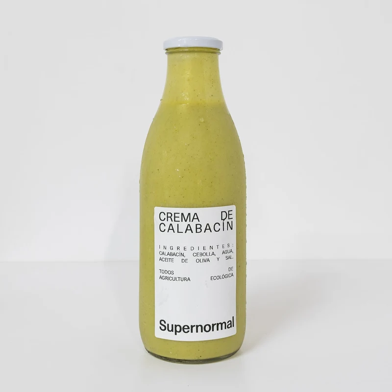 Crema de calabacín ecológica