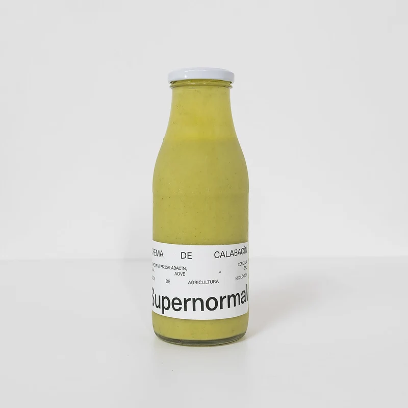 Crema de calabacín ecológica