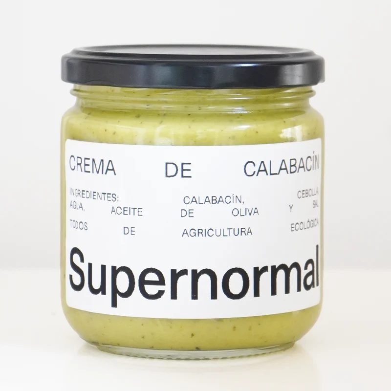 Crema de calabacín ecológica