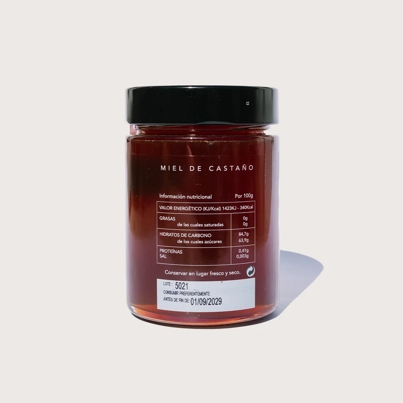 Miel de castaño ecológica - 450g