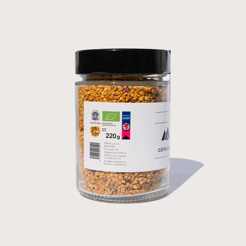 Polen ecológico Miel de Léon - 220g
