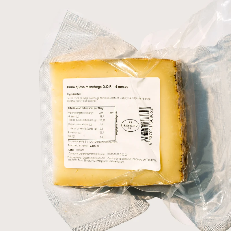 Queso Manchego 4 meses - 200g