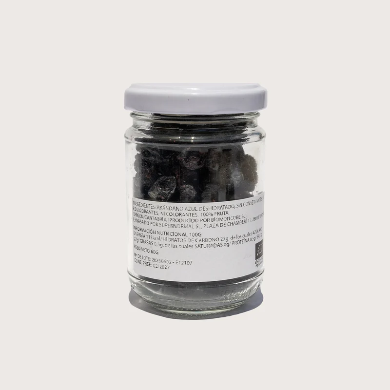Arándanos deshidratados ecológicos - 60g