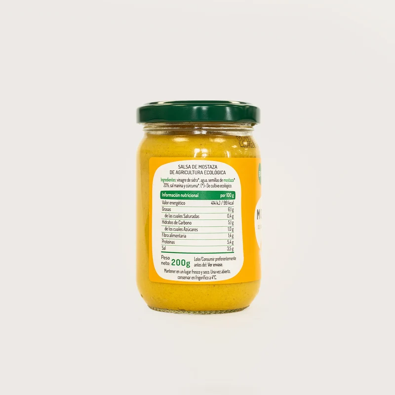 Mostaza ecológica el granero - 200g