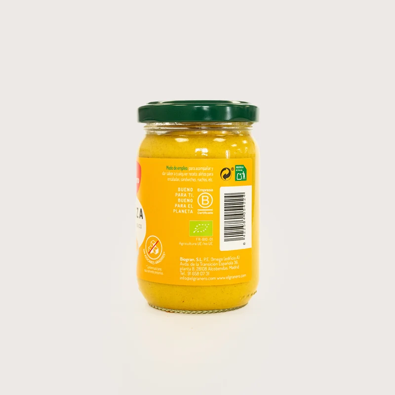 Mostaza ecológica el granero - 200g