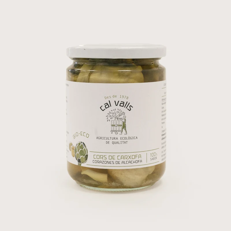 Corazón de alcachofa ecológico en conserva - 410g