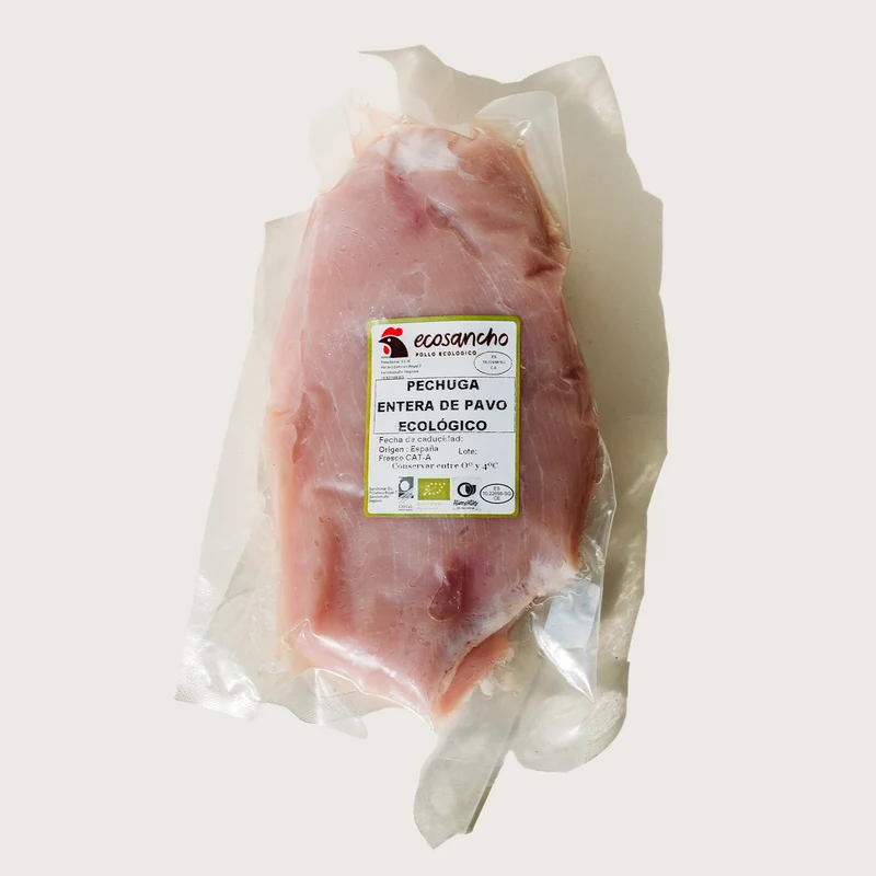 Pechuga entera de pavo ecológico - 500g