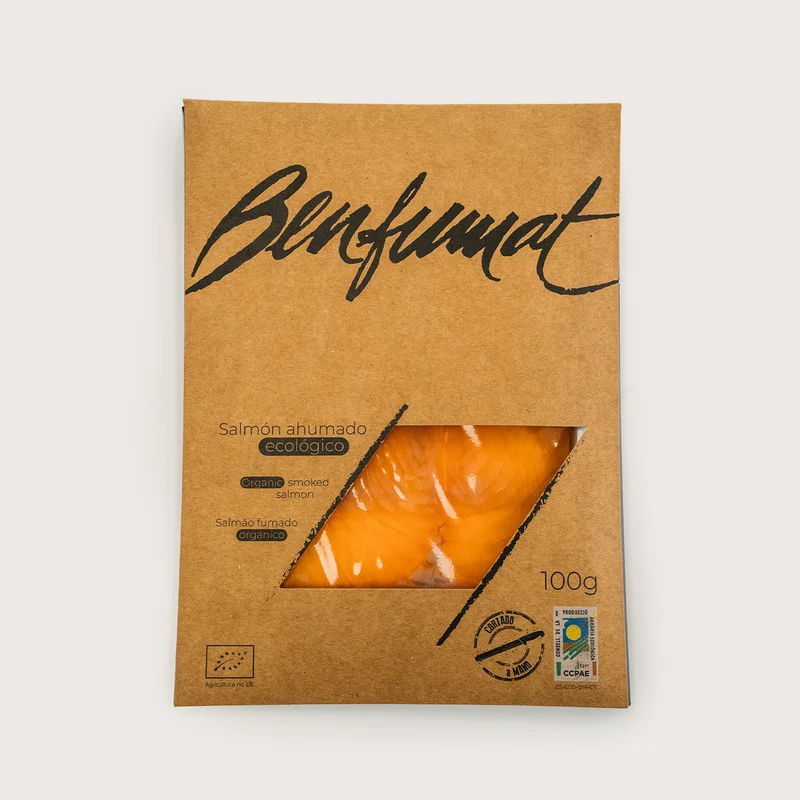 Salmón ahumado ecológico - 100g