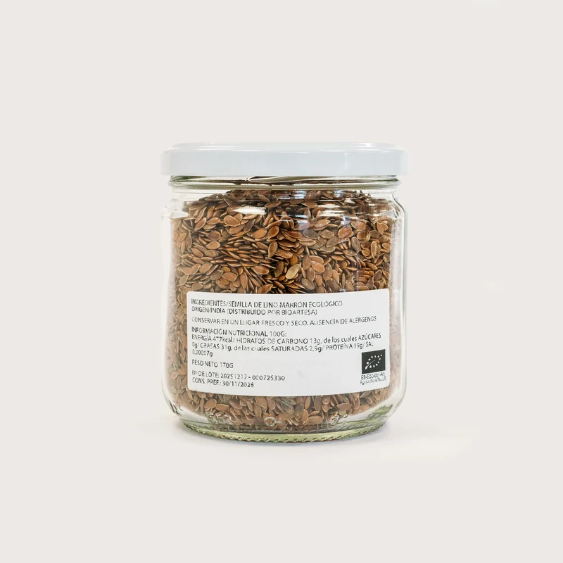 Semillas de lino ecológicas - 170g