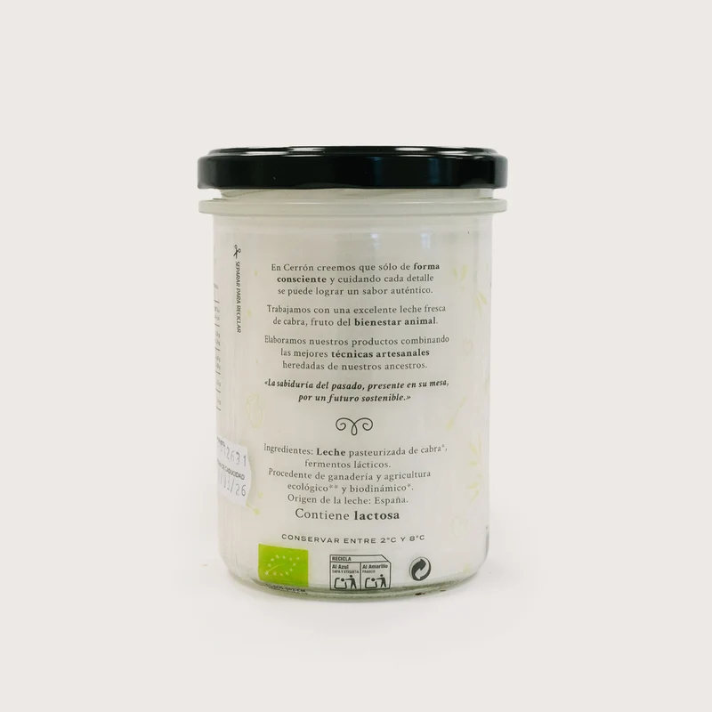Kéfir de cabra ecológico Cerrón - 420g