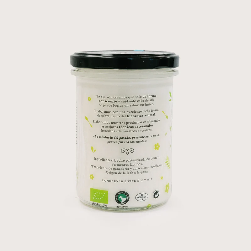 Yogur de cabra ecológico Cerrón - 420g