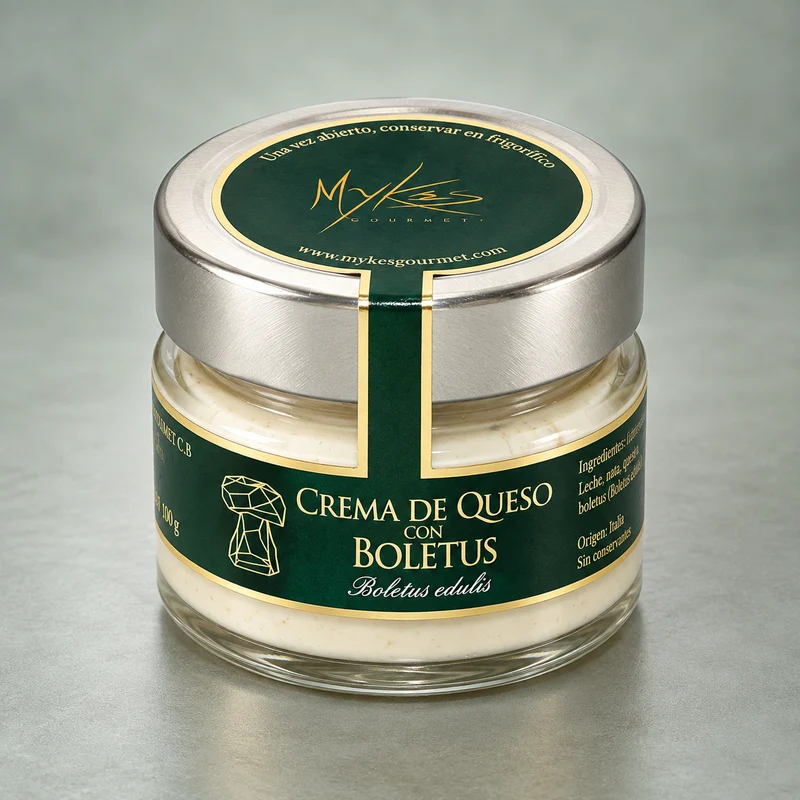 MYKÉS GOURMET | CREMA DE QUESO CON BOLETUS 140gr