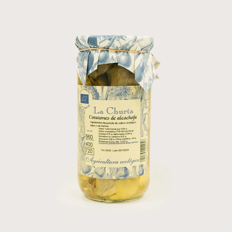 Corazón de alcachofa ecológica en conserva - 660g