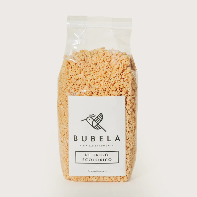 Letras de trigo duro ecológico - 400g