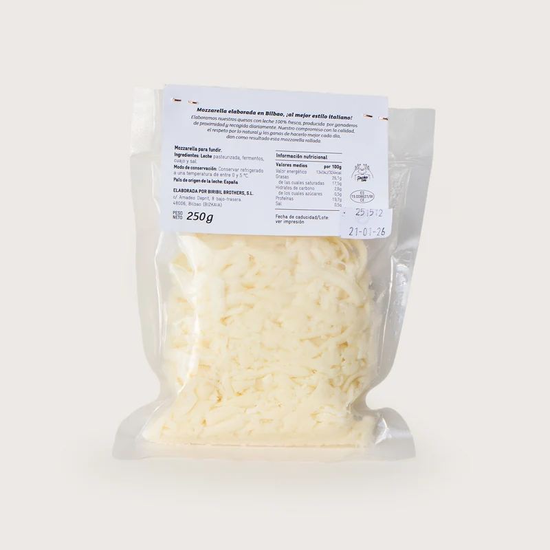Mozzarella para fundir Biribil - 250g