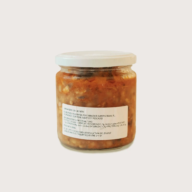 Garbanzos con bonito