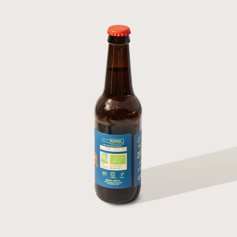 Cerveza ecológica Ipa Sin alcohol - botella 33 cl