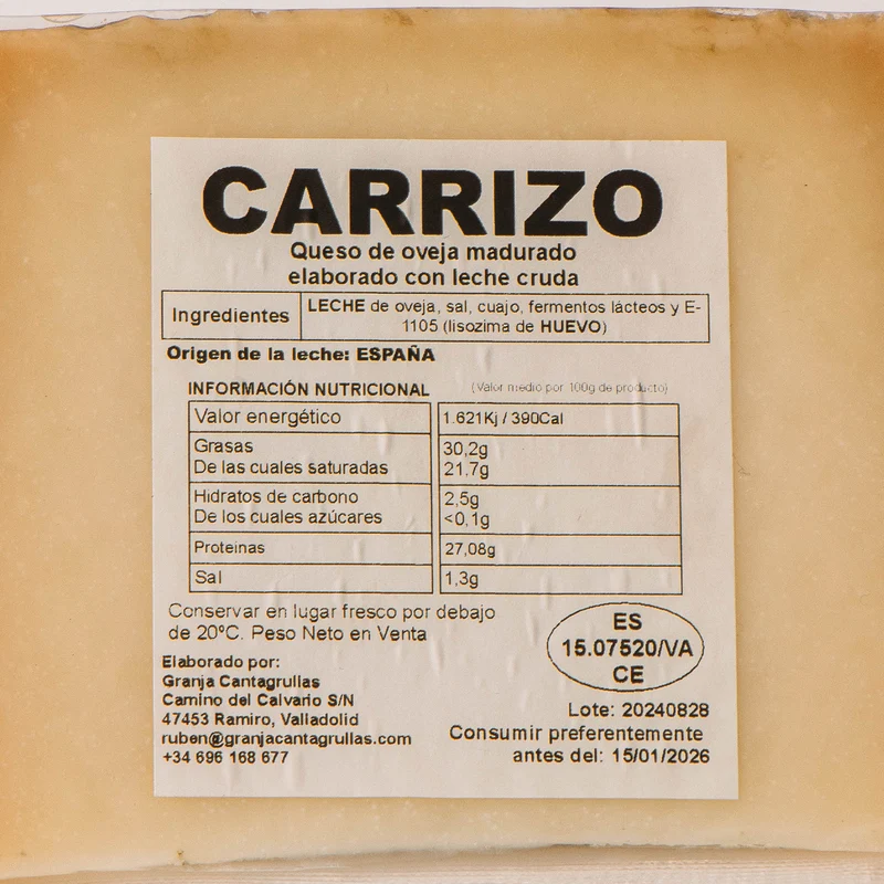 Queso Carrizo cantagrullas - 425g