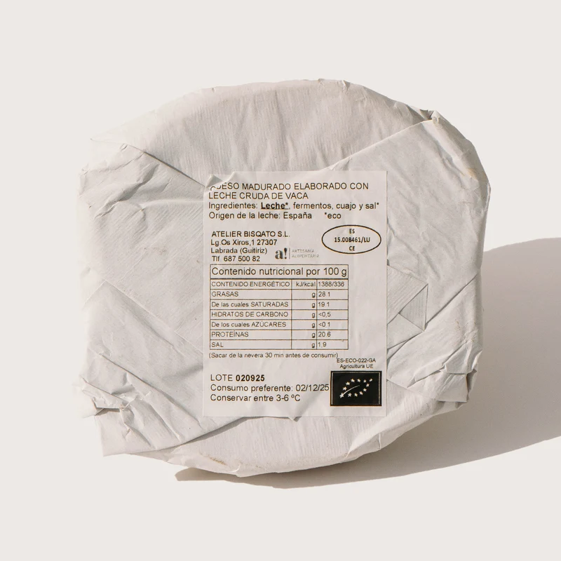 Queso Xiros Bisqato ecológico - 250g