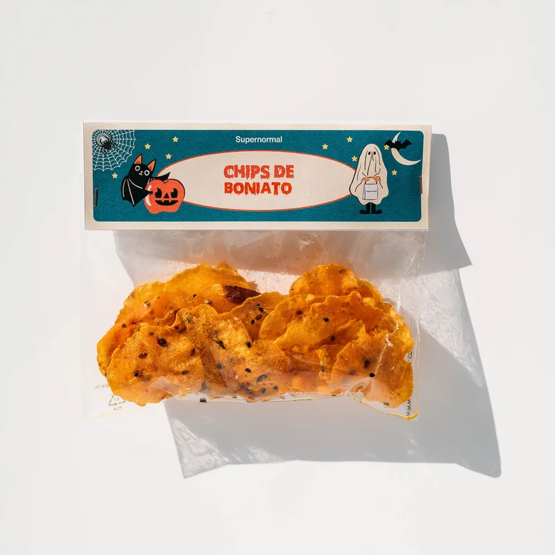 Chips de boniato ecológicos halloween - 60g