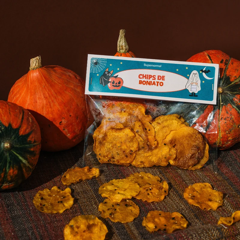 Chips de boniato ecológicos halloween - 60g