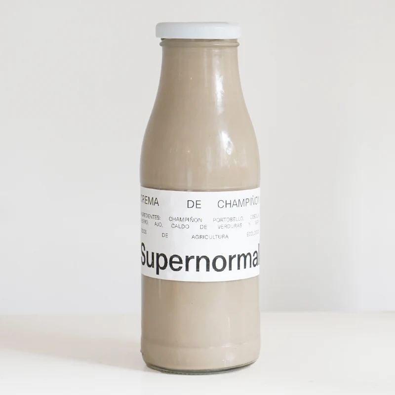 Crema de champiñones ecológica