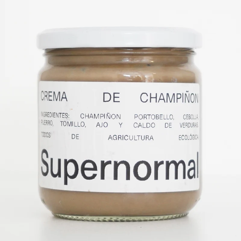 Crema de champiñones ecológica