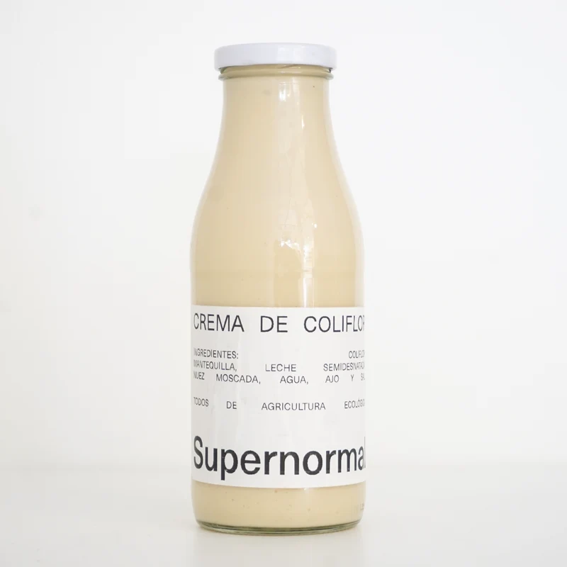 Crema de coliflor ecológica