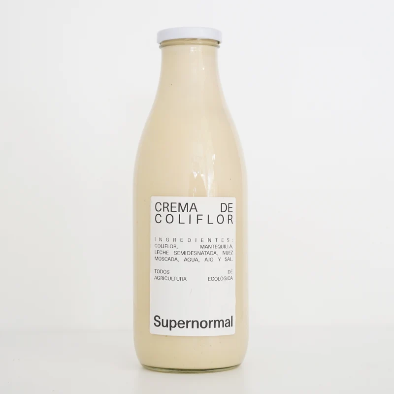 Crema de coliflor ecológica