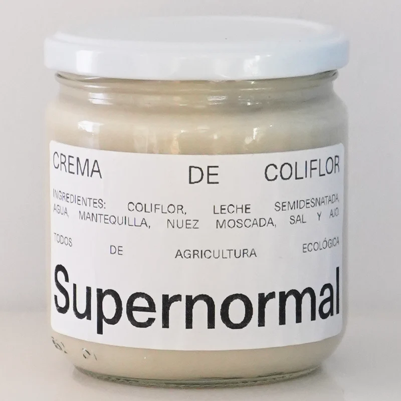Crema de coliflor ecológica