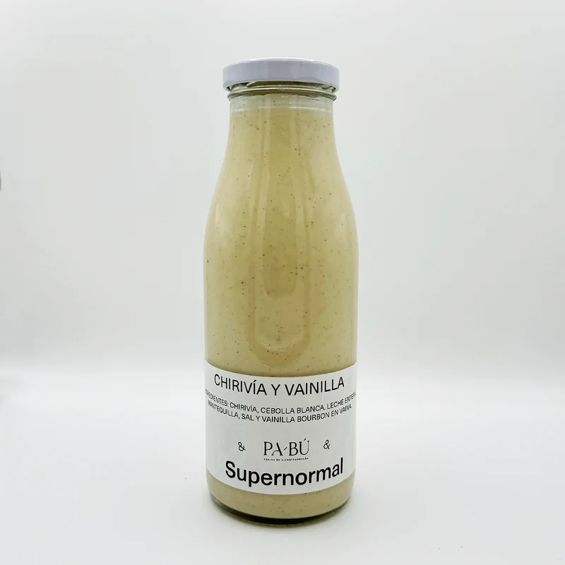 Crema de chirivía y vainilla Pabu - 500ml