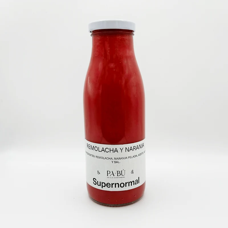 Crema de remolacha y naranja Pabú - 500ml
