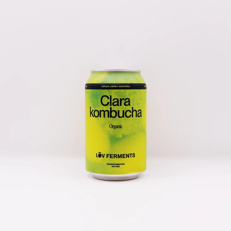 Kombucha ecológica de lúpulo, limón y achicoria - 330ml