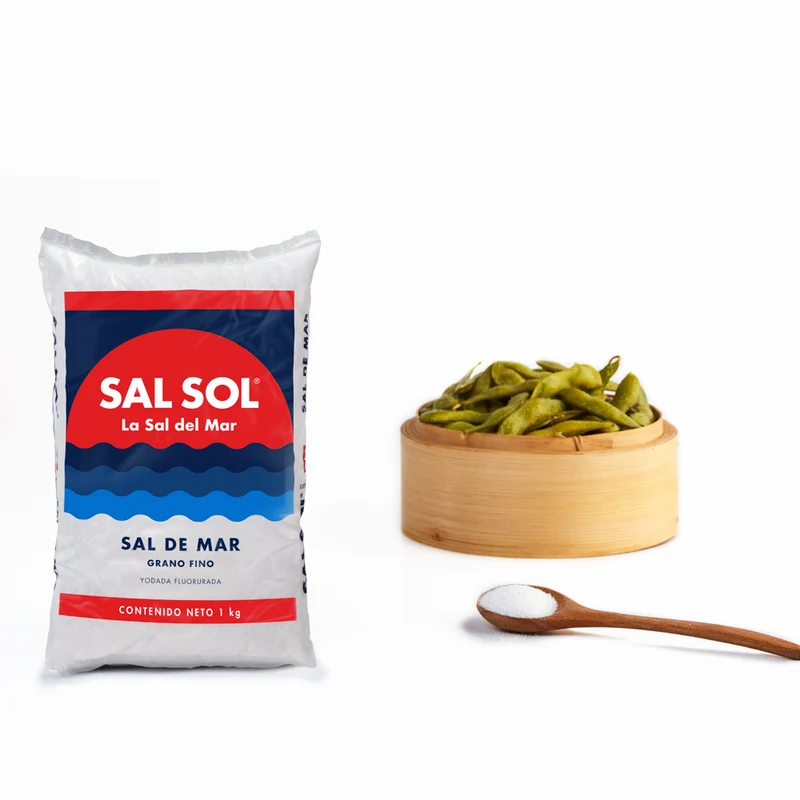 Master sal sol bolsa grano fino 1 kg yodada fluorurada 10 unidades