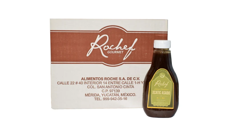 Caja salsa xcatic Rochef gourmet 250mll 12 unidades