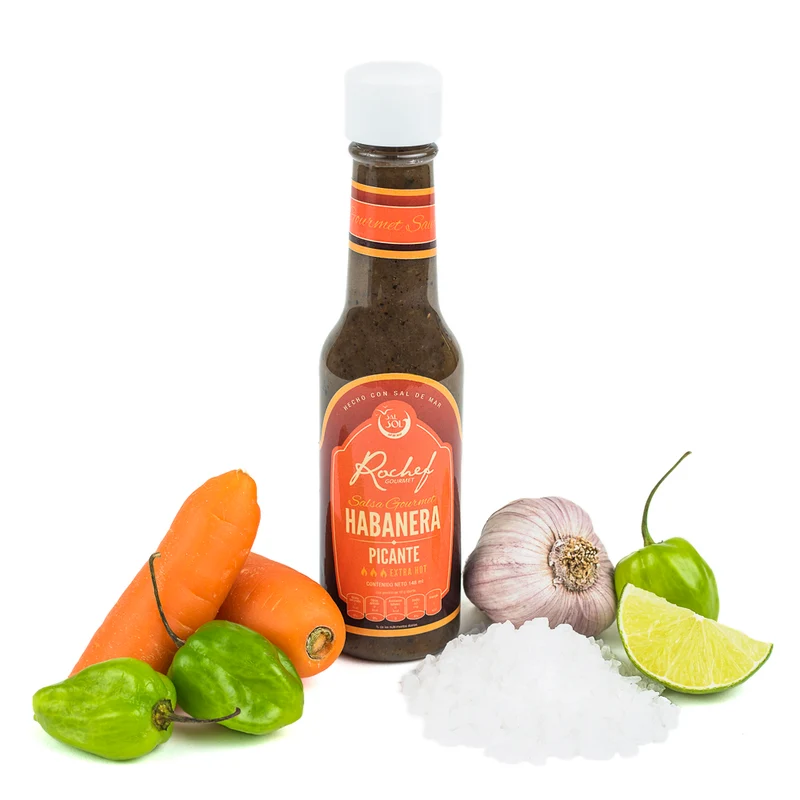 Caja salsa habanera picante 148 ml 24 unidades