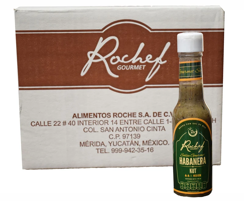 Caja salsa habanera kut 148 ml 24 piezas