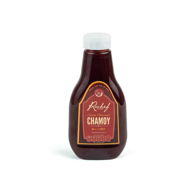 Caja salsa chamoy rochef gourmet 250 ml 12 unidades