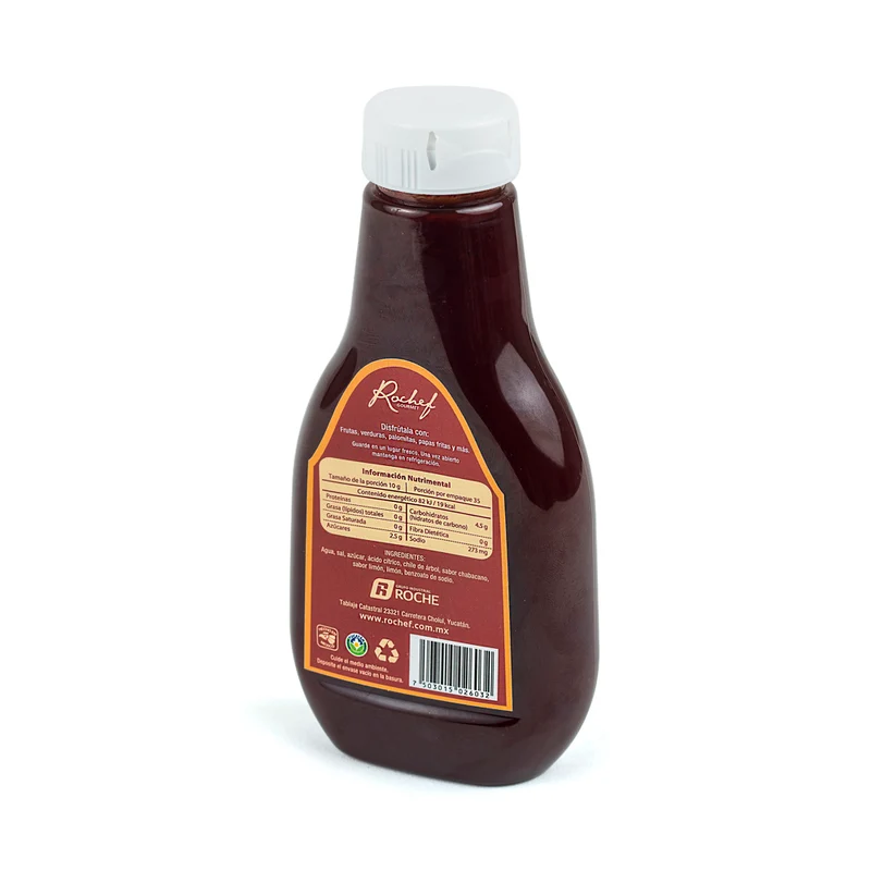 Caja salsa chamoy rochef gourmet 250 ml 12 unidades