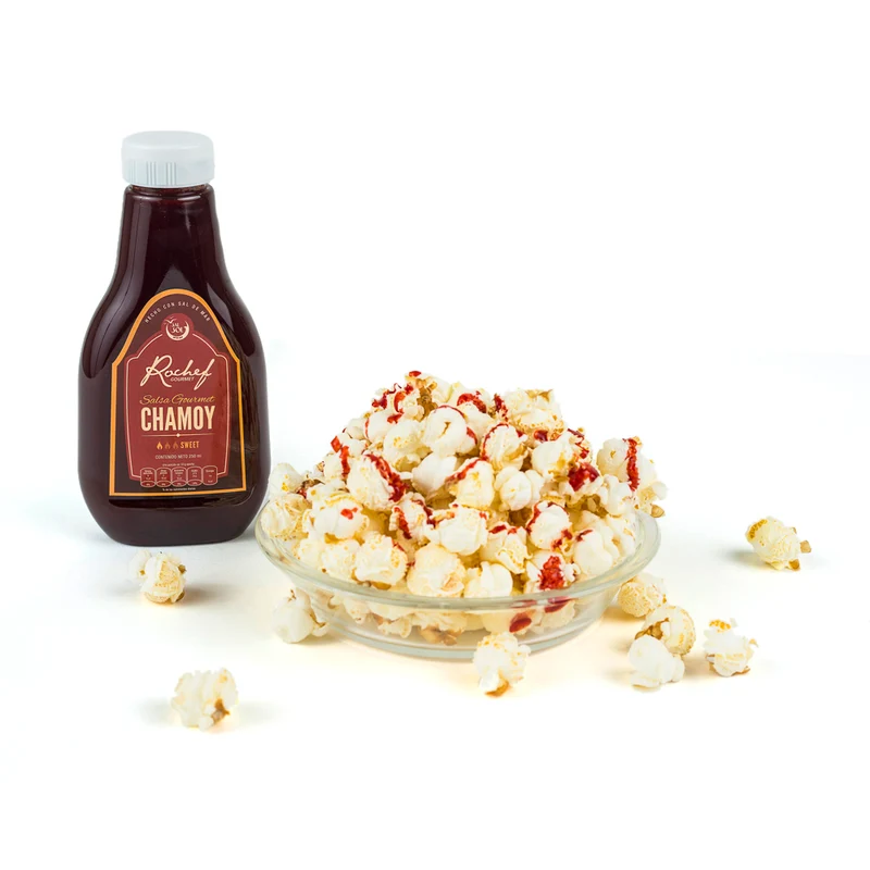 Caja salsa chamoy rochef gourmet 250 ml 12 unidades