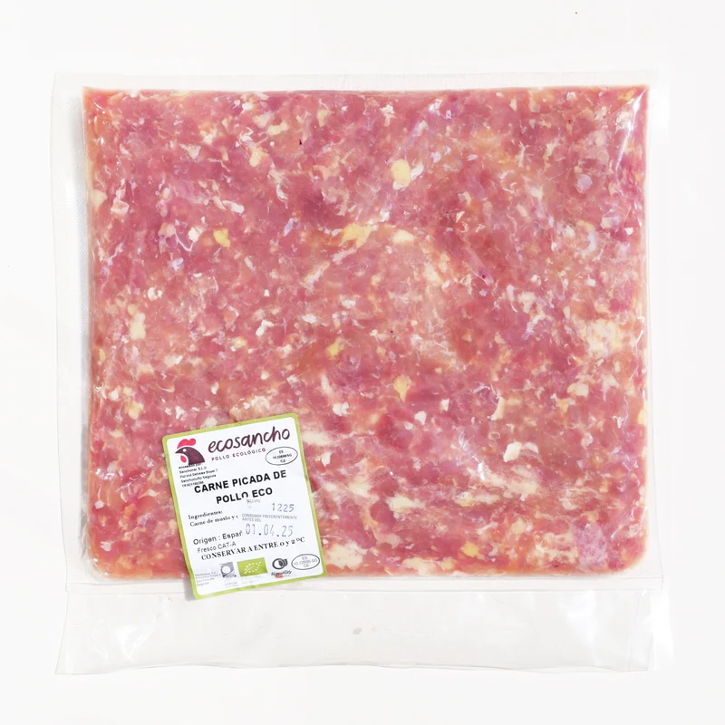 Carne picada de pollo ecológico - 500g